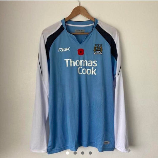 Manchester City 2006/2007 Blue Home Football Shirt (XL)