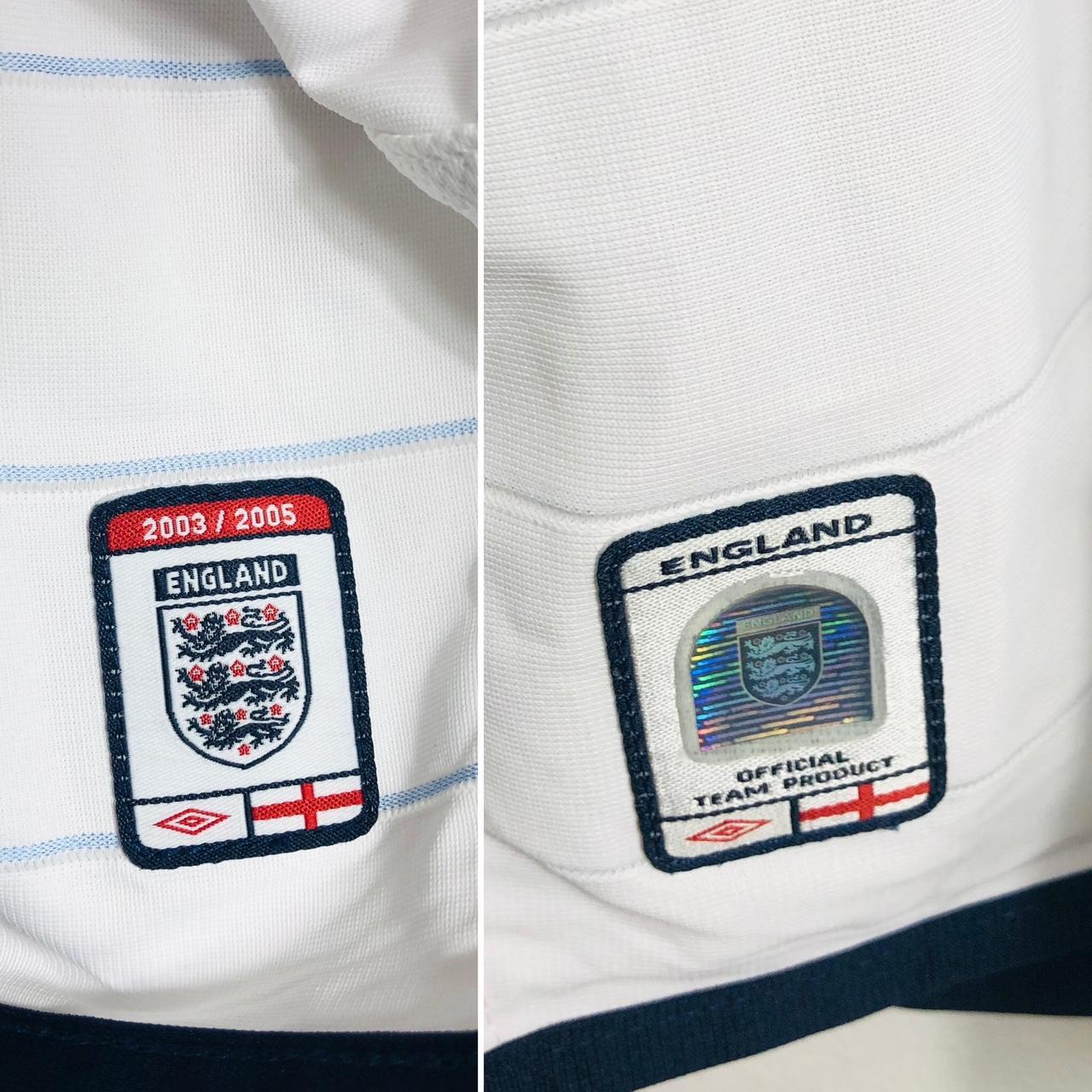 England 2003/2005 White Home Football Shirt (XXL)