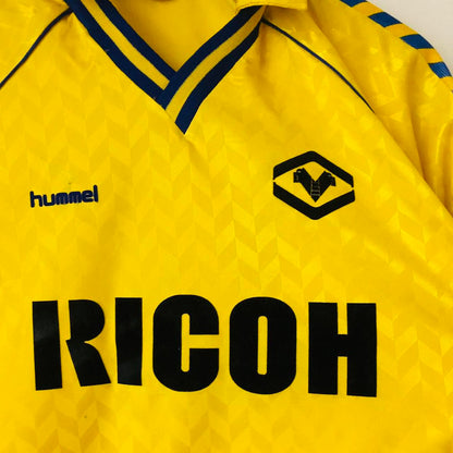 Hellas Verona 1987/1988 Yellow Away Football Shirt (M)