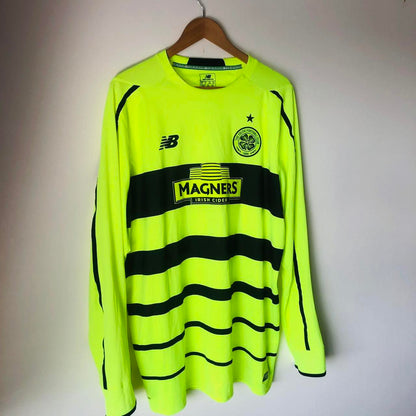 Celtic 2015/2016 Green & Black Third Football Shirt (XXL)