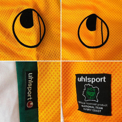 Ivory Coast 2004/2005 Orange Home Football Shirt (XL)