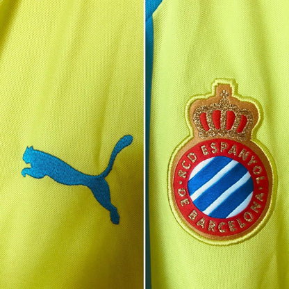 Espanyol 2013/2014 Blue & Yellow Away Football Shirt (L)