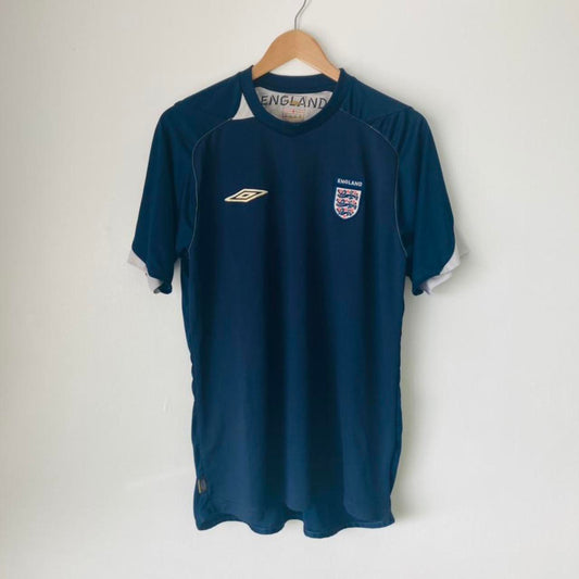 England 2007/2008 Blue Training Football Shirt (L)