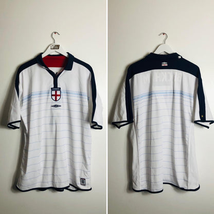 England 2003/2005 White Home Football Shirt (XXL)