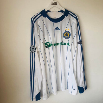 Dynamo Kiev 2009/2010  White Home Football Shirt (XL)