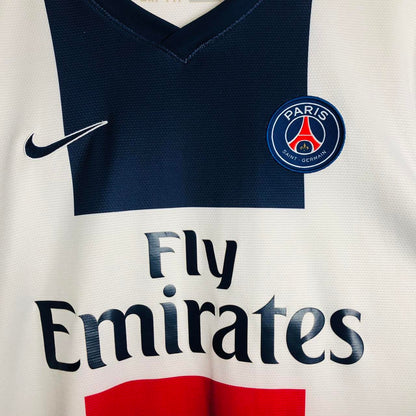 Paris Saint-Germain 2013/2014 White Away Football Shirt (XL)