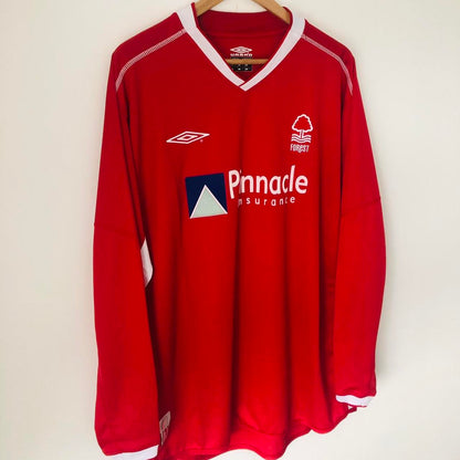 Nottingham Forrest 2002/2003 Red Home Football Shirt (XL)