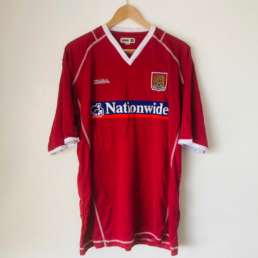 Northampton Town 2003/2005 Red Home Football Shirt (XL)