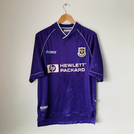 Tottenham Hotspur 1998/1999 Purple Away Football Shirt (M)