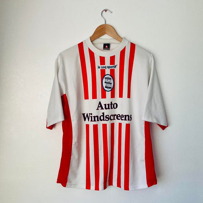 Birmingham City 1999/2000 Red & White Away Football Shirt (L)