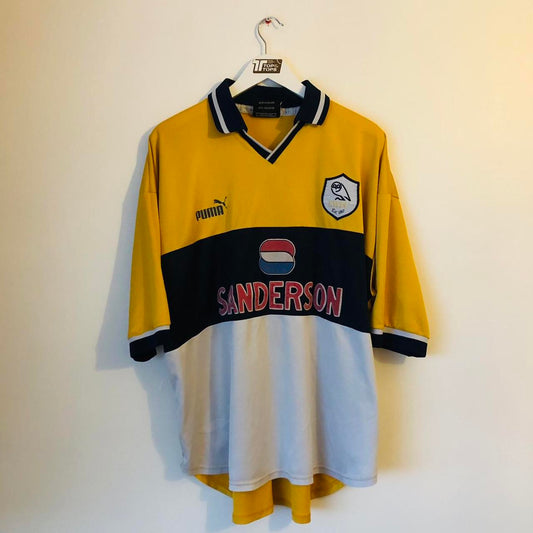 Sheffield Wednesday 1999/2000 Yellow Away Football Shirt (XXL)