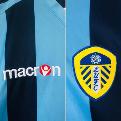 Leeds 2008/2009 Blue & Black Football Shirt (L)