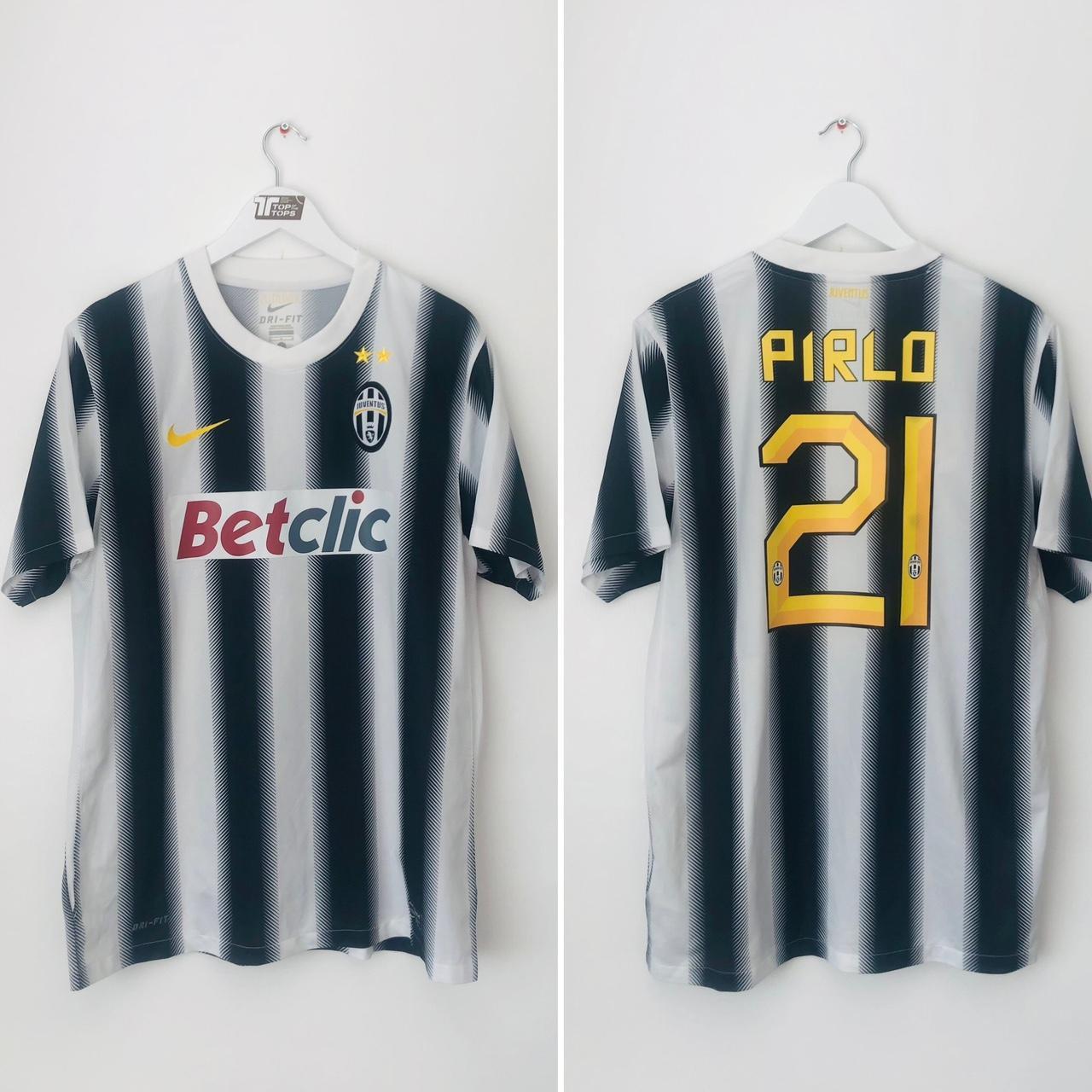 Juventus 2011/2012 Black & White Home Football Shirt (L)