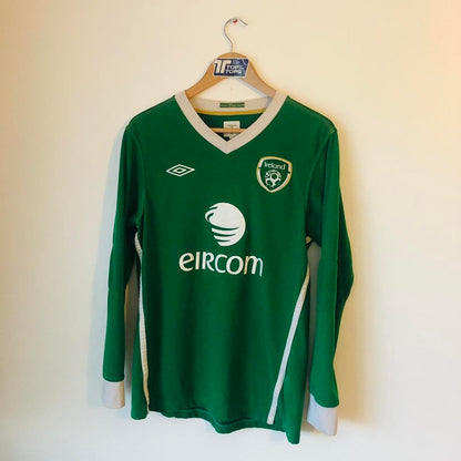 Republic of Ireland 2010/2012 Green Football Shirt (S)