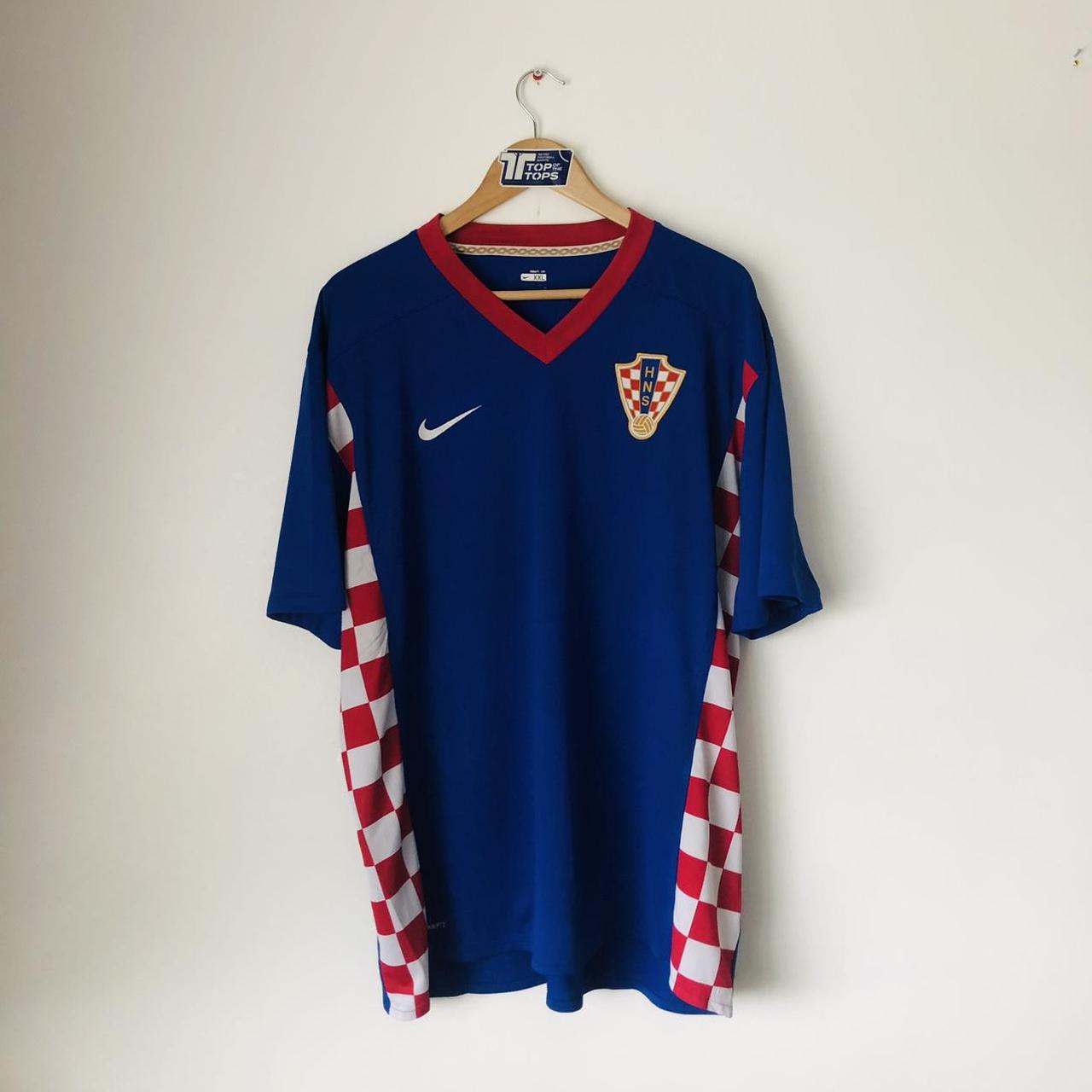 Croatia 2008 Blue Football Shirt (XXL)