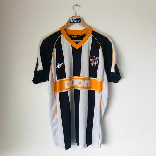 Grimsby 2002/2003 Black & White Home Football Shirt (M)