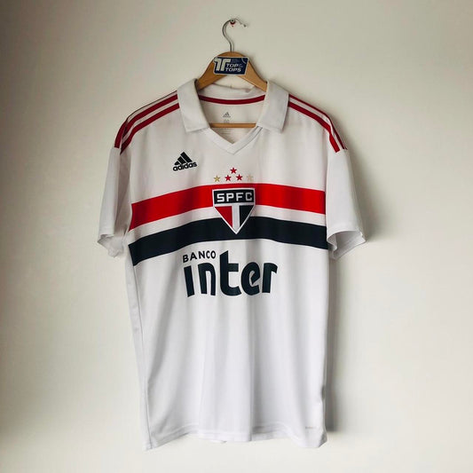 Sao Paulo 2018/2019 White Home Football Shirt (XL)