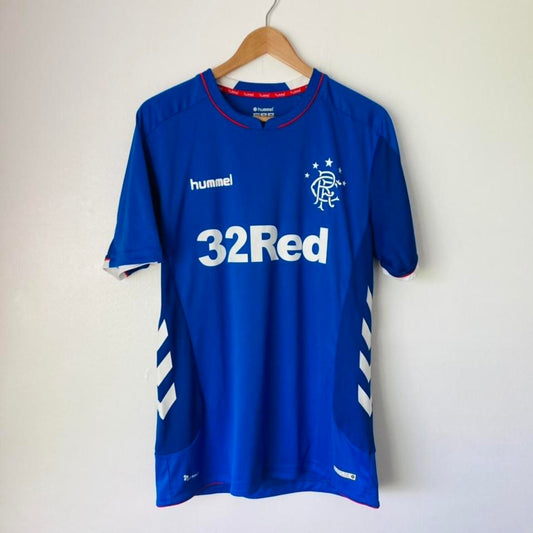 Rangers 2018/2019 Blue Home Football Shirt (L)