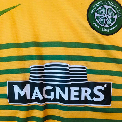 Celtic 2013/2014 Yellow Away Football Shirt (L)