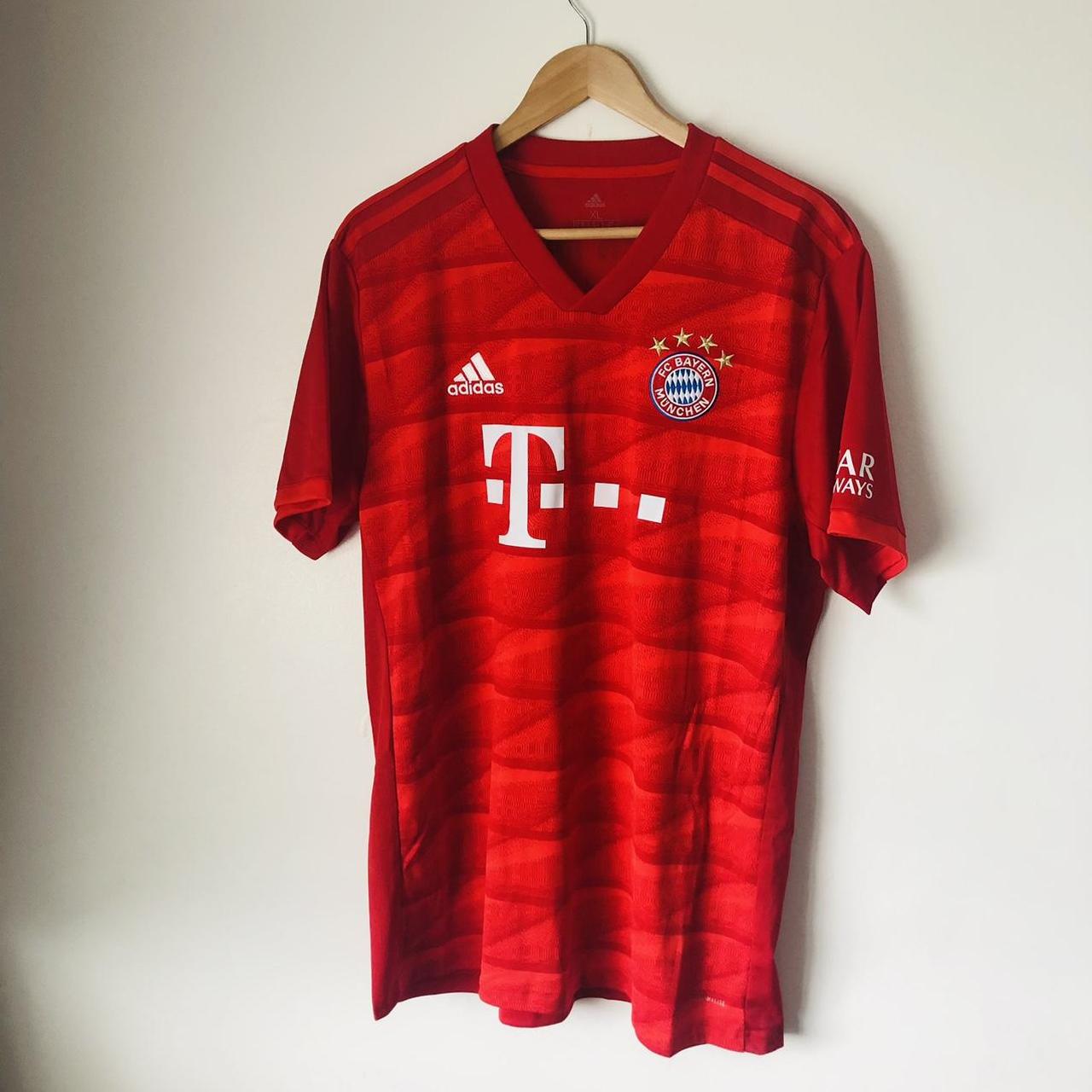 Bayern Munich 2019/2020 Red Home Football Shirt (XL)