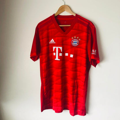 Bayern Munich 2019/2020 Red Home Football Shirt (XL)