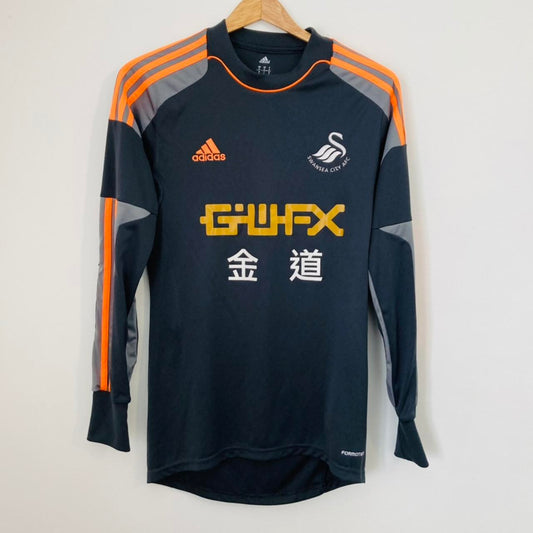 Swansea City 2013/2014 Navy Goalkeeper Football Shirt (S)