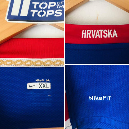 Croatia 2008 Blue Football Shirt (XXL)