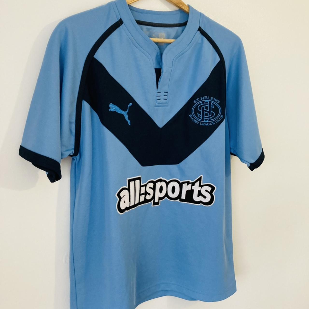 St Helens 2005 Blue Away Rugby Shirt (S)