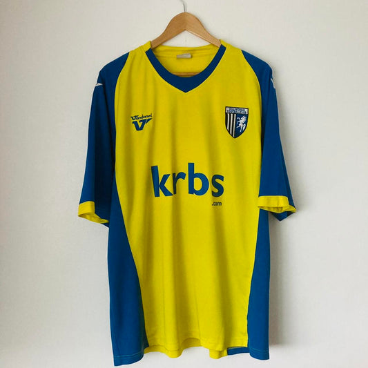 Gillingham 2009/2010 Yellow Away Football Shirt (XXL)