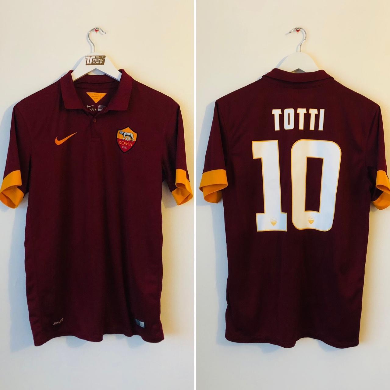 Roma 2014/2015 Red Home Football Shirt (M)