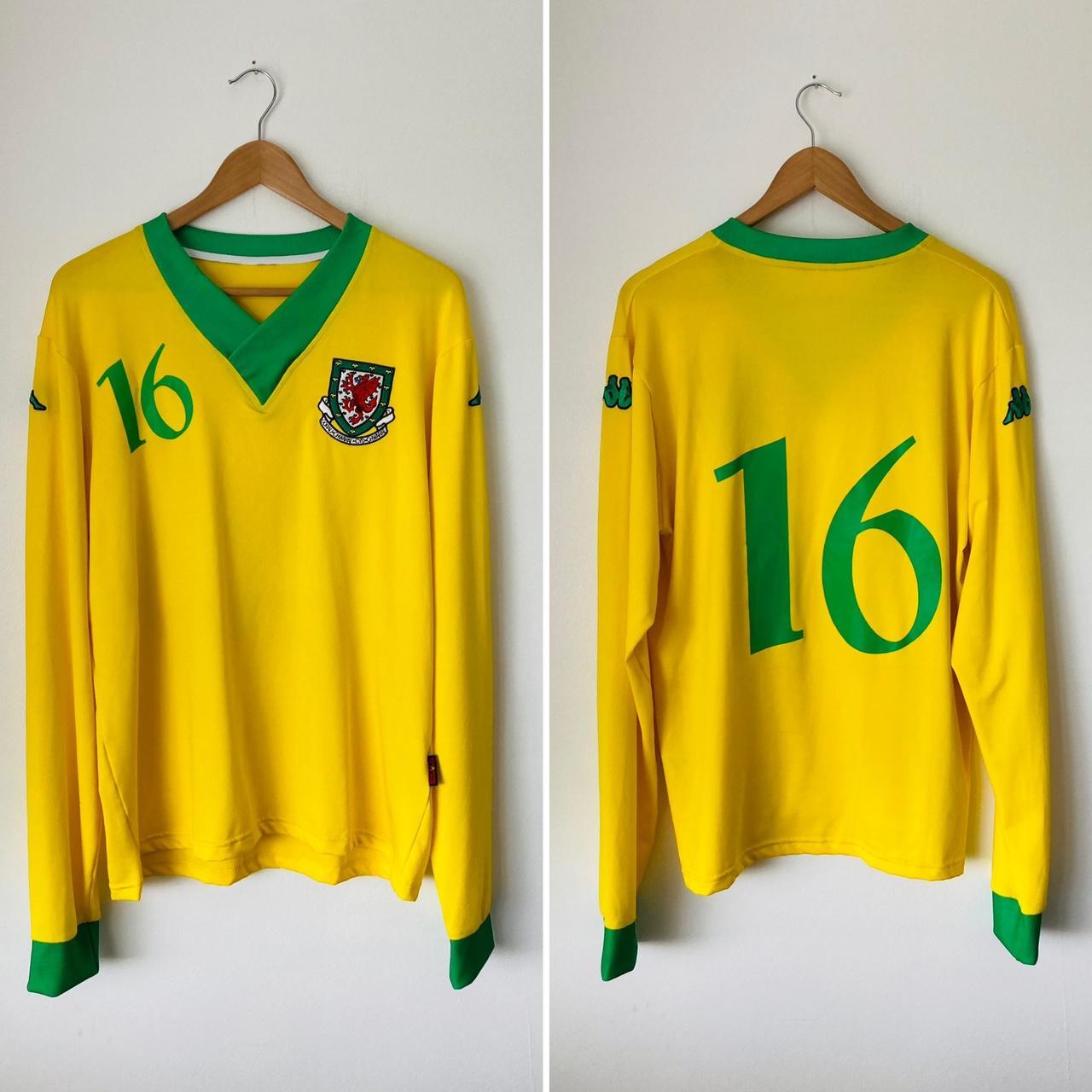 Wales 2006/2007 Yellow Away Football Shirt (XXL)