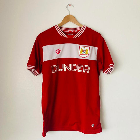 Bristol City 2018/2019 Red & White Football Shirt (L)