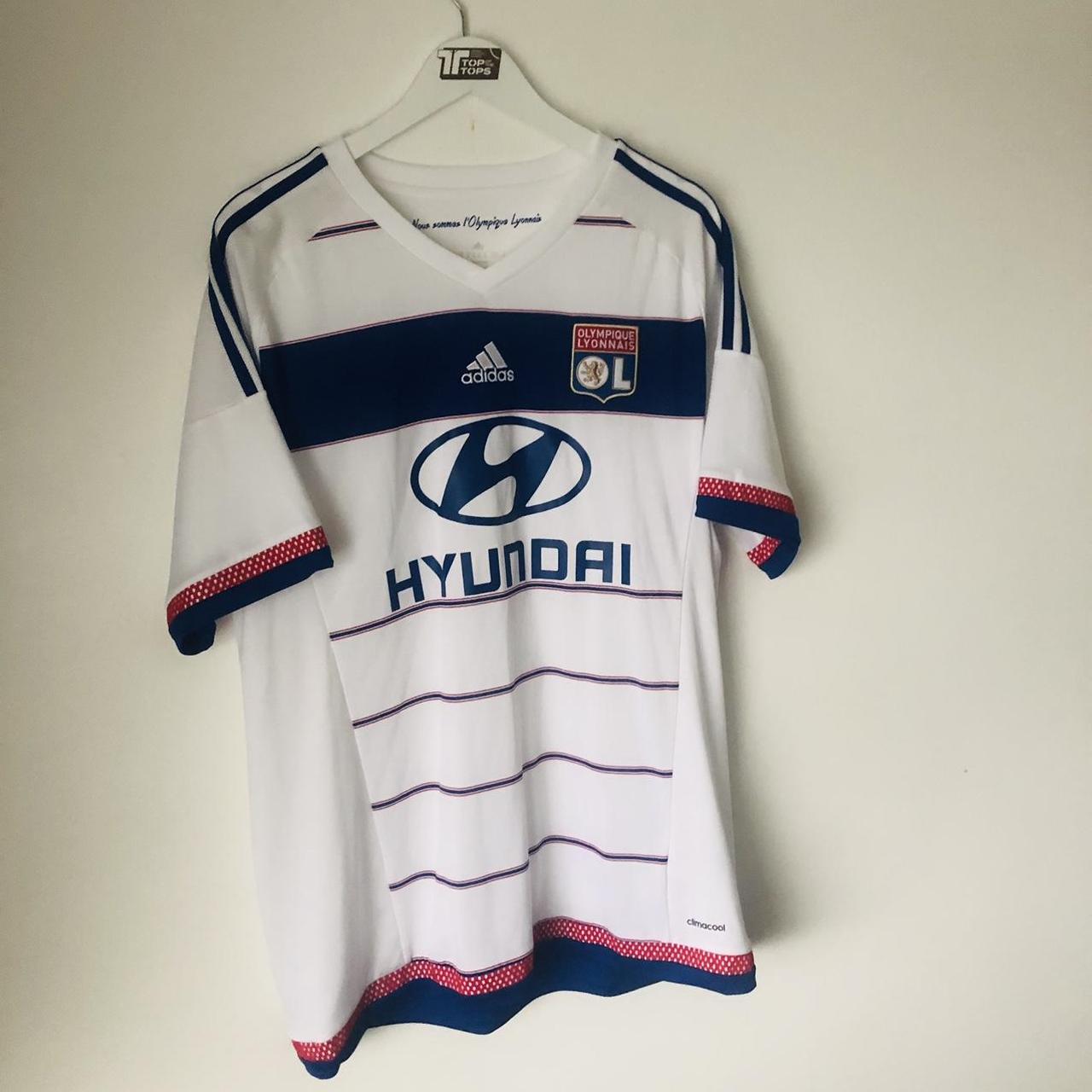 Lyon 2015/2016 White Home Football Shirt (XL)