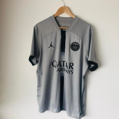 Paris Saint-Germain 2022/2023 Grey Away Football Shirt (XL)