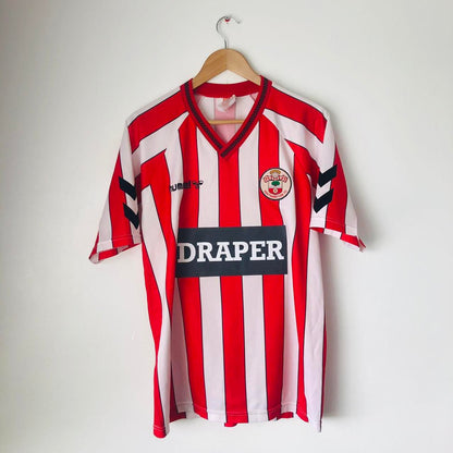 Southampton 1989/1991 Red & White Home Football Shirt (XL)