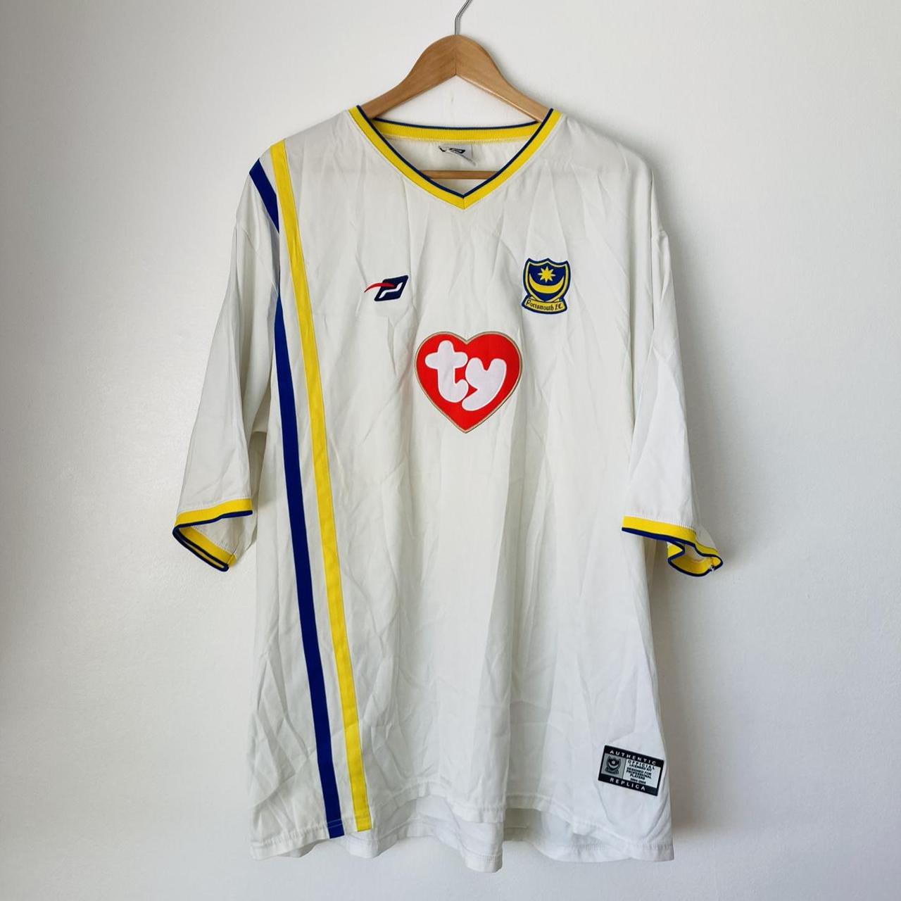 Portsmouth 2003/2004 White Third Football Shirt (XXL)