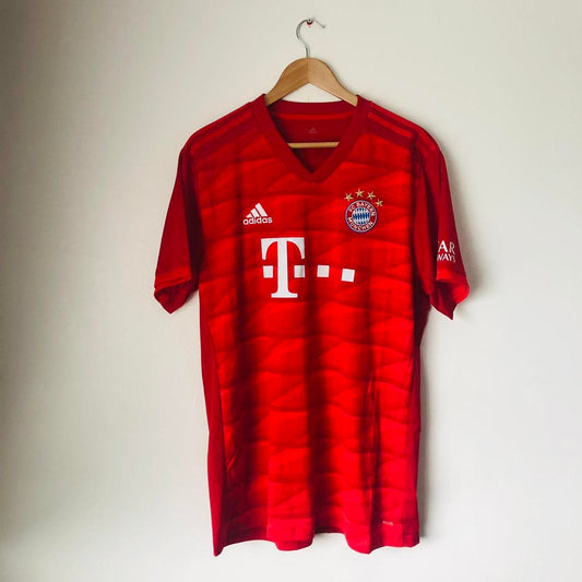 Bayern Munich 2019/2020 Red Home Football Shirt (XL)