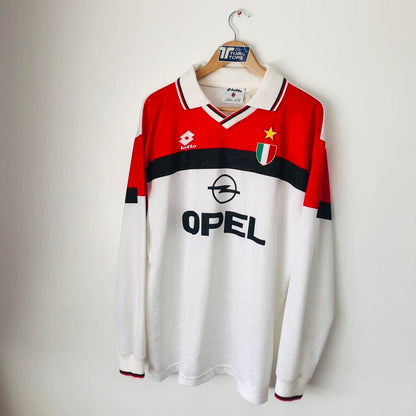 AC Milan 1994/1995 Red & White Football Shirt (XXL)