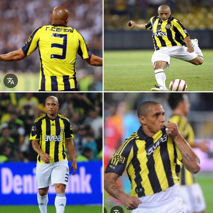 Fenerbahce 2008/2009 Yellow & Black Home Football Shirt (M)