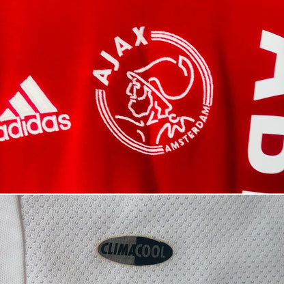 Ajax 2005/2006 Red & White Home Football Shirt (L)