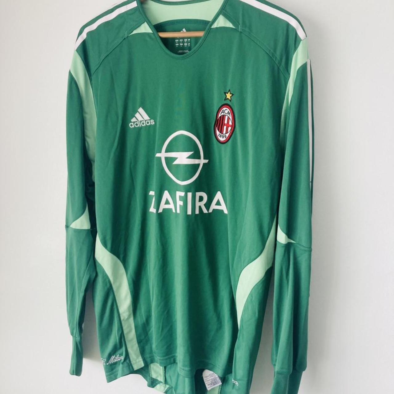 AC Milan 2005/2006 Green Goalkeeper Football Shirt (XL)