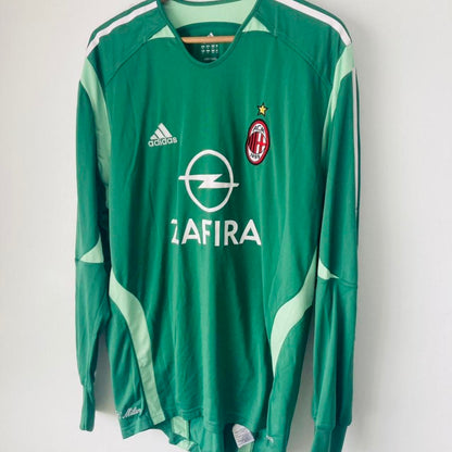 AC Milan 2005/2006 Green Goalkeeper Football Shirt (XL)