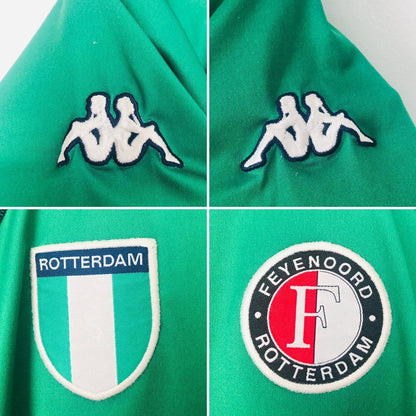 Feyenoord 2002/2003 Green Football Shirt (S)