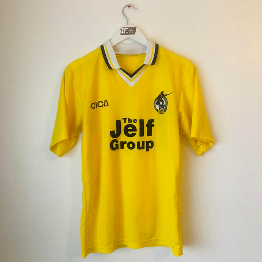 Bristol Rovers 1997/1998 Yellow Away Football Shirt (S)