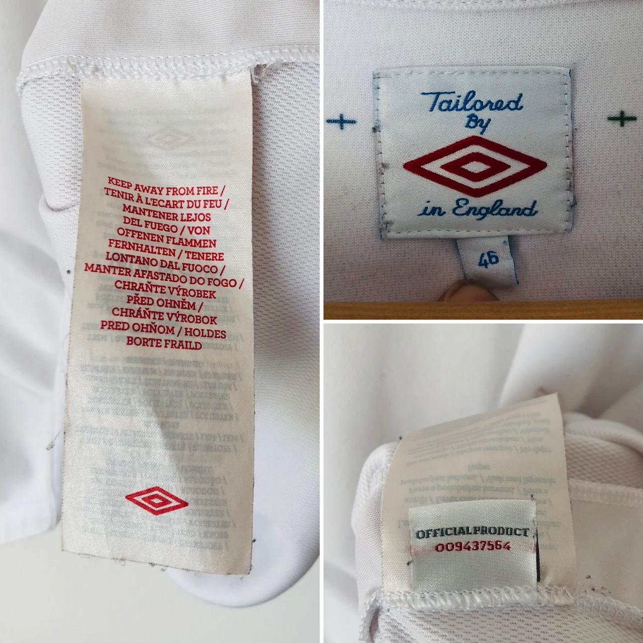 England 2010/2012 White Home Football Shirt (XL)