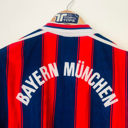 Bayern Munich 1995/1997 Red & Blue Home Football Shirt (XL)