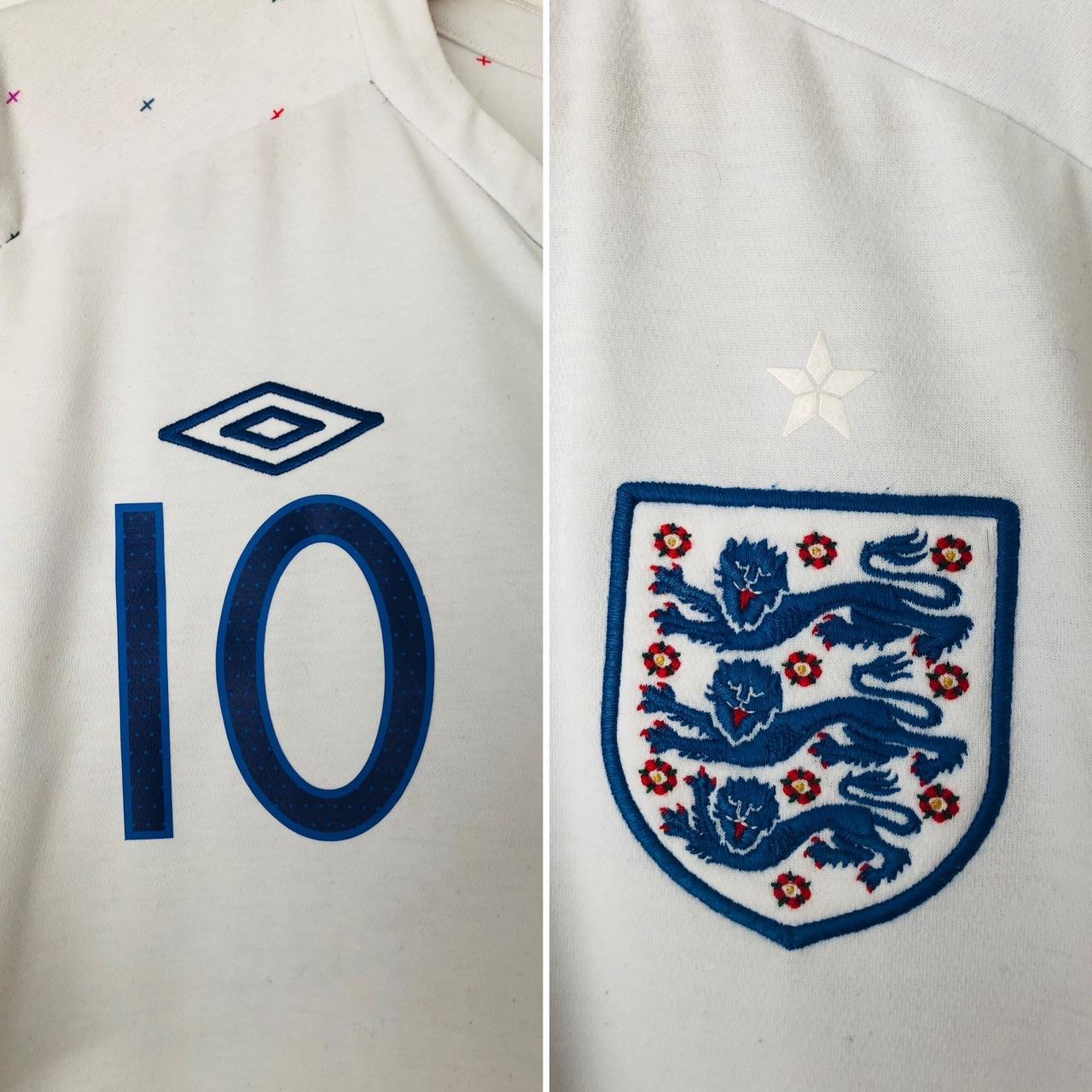 England 2010/2012 White Home Football Shirt (XL)