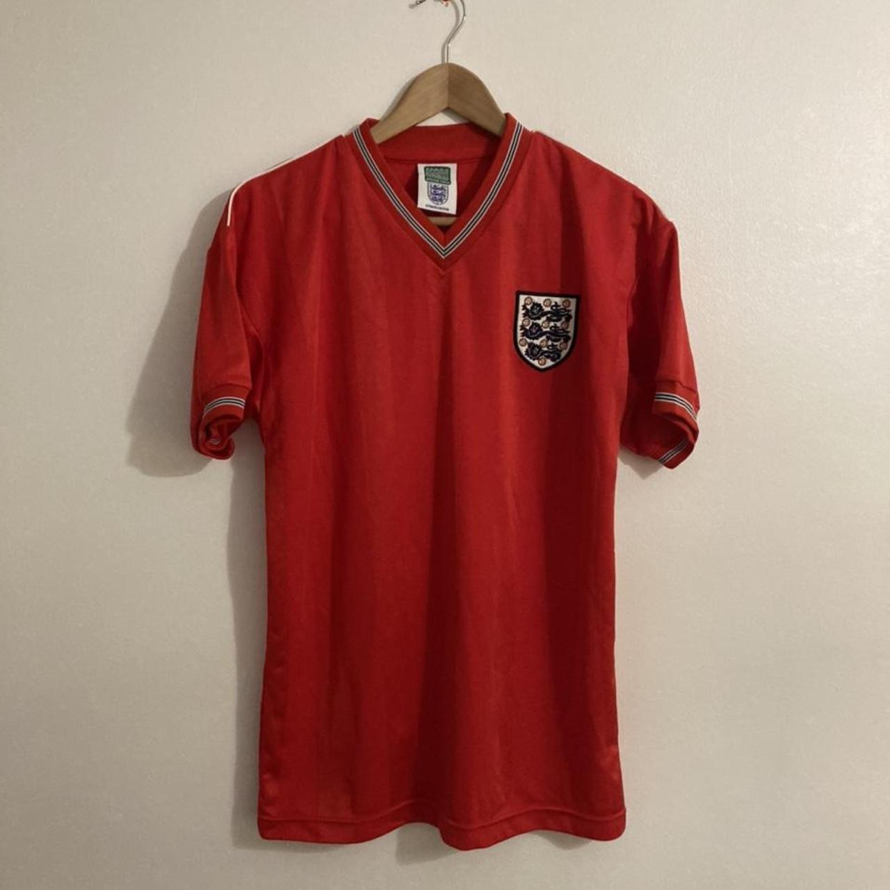 England 1984/1987 Red Away Football Shirt (S)