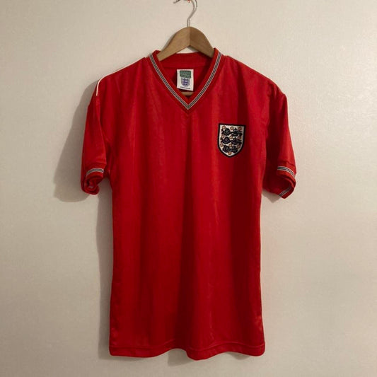 England 1984/1987 Red Away Football Shirt (S)