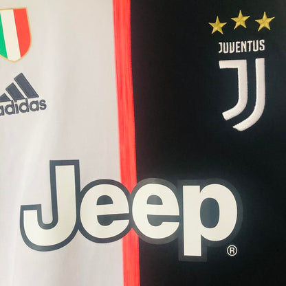 Juventus 2019/2020 Black & White Home Football Shirt (XL)